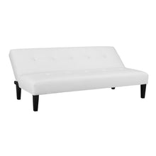 Load image into Gallery viewer, Futon Sofa by Naomi Home - Material: Faux Leather, Size: Button Tufted