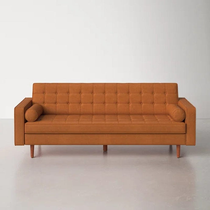 Duval 85'' Vegan Leather Sofa