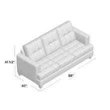 Load image into Gallery viewer, Arine 85.75&#39;&#39; Vegan Leather Sleeper Sofa