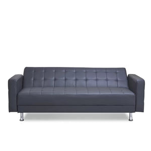 Rosina 86.61'' Vegan Leather Sleeper Sofa