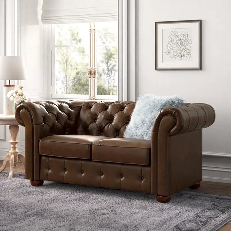 Lucious 68.4'' Vegan Leather Loveseat