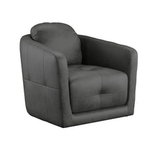 Load image into Gallery viewer, Cecil Upholstered Swivel Barrel Chair