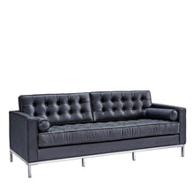 Load image into Gallery viewer, Sofa Loveseat genuine leather Living Room Metal foot