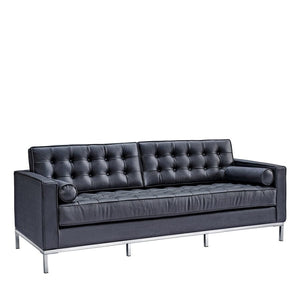 Sofa Loveseat genuine leather Living Room Metal foot