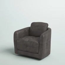 Load image into Gallery viewer, Cecil Upholstered Swivel Barrel Chair