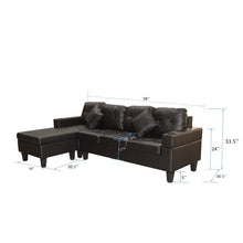 Load image into Gallery viewer, Sectional Sofa Set for Living Room with L Shape Chaise Lounge