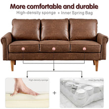 Load image into Gallery viewer, Ainsley 73.6&#39;&#39; Vegan Leather Sofa