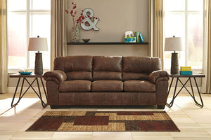 Bladen Faux Leather Full Sofa Sleeper, Brown