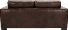 Load image into Gallery viewer, Westview Extra-Deep Down-Filled Leather Sofa Couch, 89&quot;W, Brown