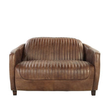 Load image into Gallery viewer, America Vintage Leather Brancaster Loveseat in Retro Brown Top Grain Leather