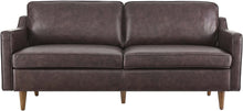 Load image into Gallery viewer, Impart Upholstered Leather Sofa, Brown