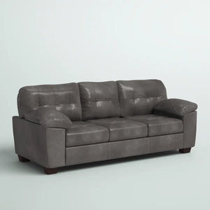 Darya 93'' Vegan Leather Sofa