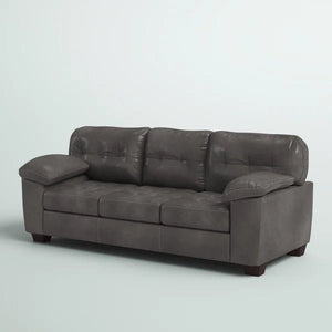 Darya 93'' Vegan Leather Sofa