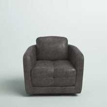 Load image into Gallery viewer, Cecil Upholstered Swivel Barrel Chair