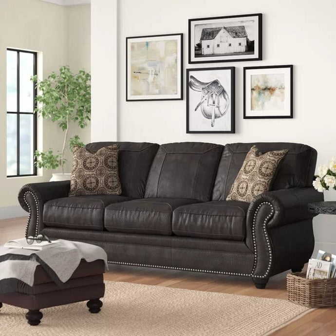 Mooreland 97'' Vegan Leather Sofa