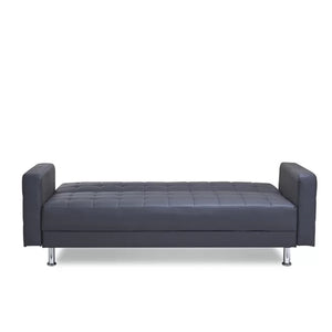 Rosina 86.61'' Vegan Leather Sleeper Sofa