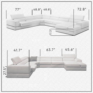 Coalpit Heath 158.27" Wide Genuine Leather Right Hand Facing Reclining Sectional