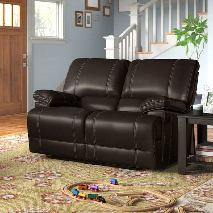 Edgar 61'' Vegan Leather Loveseat