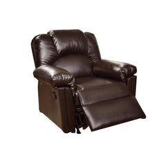 Load image into Gallery viewer, Bonded Leather Rocker/Recliner, Brown