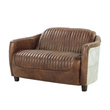 Load image into Gallery viewer, America Vintage Leather Brancaster Loveseat in Retro Brown Top Grain Leather