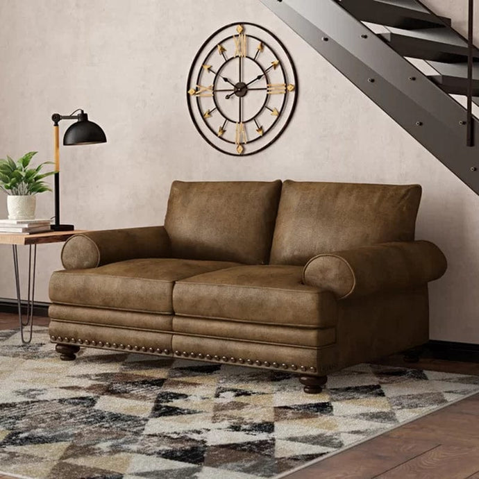 Claremore 71.5'' Vegan Leather Loveseat