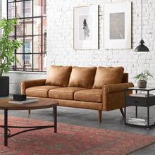 Load image into Gallery viewer, Ainsley 73.6&#39;&#39; Vegan Leather Sofa