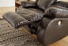 Load image into Gallery viewer, Denoron Reclining Power Sofa, Dark Brown