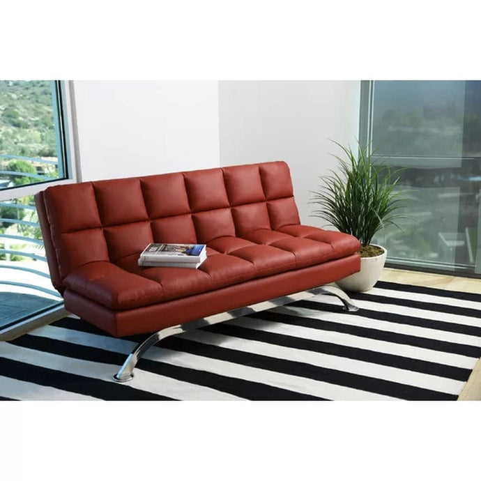 Warriner 70.5'' Vegan Leather Sleeper Sofa