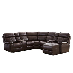 Manual Recliner Living Room Set with Cup Holder and Storage Box, High-End Leather Upholstery for Living Room Apartment