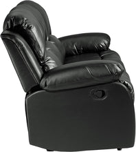 Load image into Gallery viewer, Baluze Double Reclining Sofa, Black, Brown