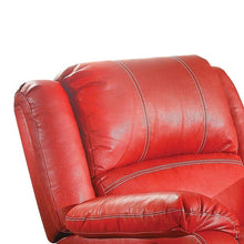 Load image into Gallery viewer, Leather Rocker Recliner Chair, Red