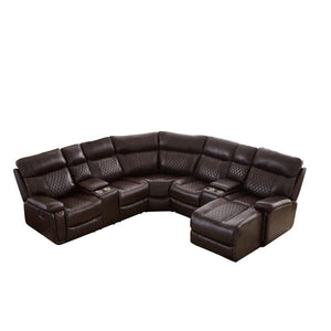 Manual Recliner Living Room Set with Cup Holder and Storage Box, High-End Leather Upholstery for Living Room Apartment