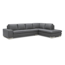 Load image into Gallery viewer, 124&quot; Wide Genuine Leather Sofa &amp; Chaise