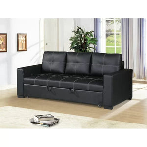 Clauderson Vegan Leather Sleeper Sofa