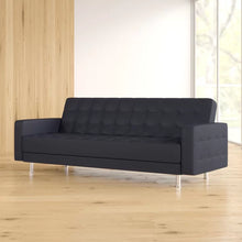 Load image into Gallery viewer, Rosina 86.61&#39;&#39; Vegan Leather Sleeper Sofa