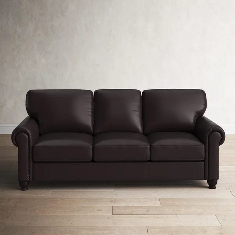 Floreat 84'' Genuine Leather Sofa