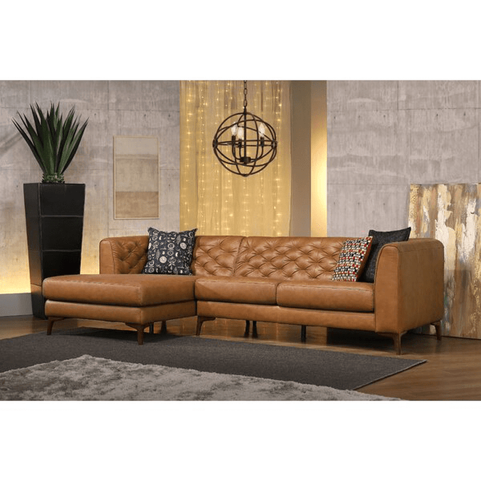 Kilo 107'' Wide Genuine Leather Sofa & Chaise