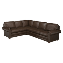 Load image into Gallery viewer, Odessa 117&quot; Wide Genuine Leather Corner Sectional