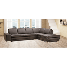 Load image into Gallery viewer, Isha 124&quot; Wide Genuine Leather Sofa &amp; Chaise