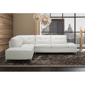 Mercier 111" Wide Genuine Leather Sofa & Chaise