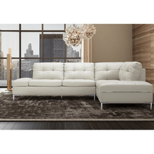 Load image into Gallery viewer, Mercier 111&quot; Wide Genuine Leather Sofa &amp; Chaise