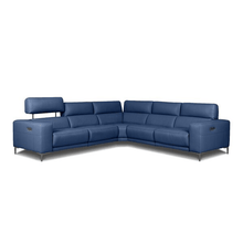 Load image into Gallery viewer, 110&quot; Wide Genuine Leather Symmetrical Seating Component