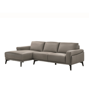 Amayah 103" Wide Genuine Leather Sofa & Chaise