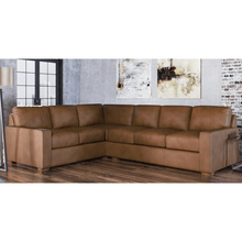 Load image into Gallery viewer, Blanca 114&quot; Wide Genuine Leather Corner Sectional