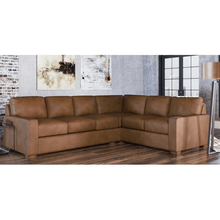 Load image into Gallery viewer, Blanca 114&quot; Wide Genuine Leather Corner Sectional