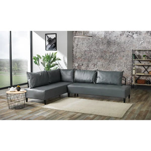 Nakayama 2 - Piece Vegan Leather Chaise Sectional