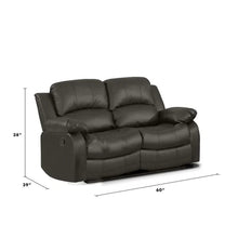 Load image into Gallery viewer, Medora 60&#39;&#39; Vegan Leather Loveseat