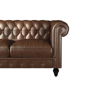 Amayas 88.2'' Vegan Leather Sofa