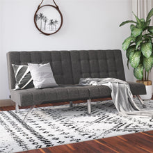 Load image into Gallery viewer, River Street Designs Emily Convertible Tufted Futon Sofa 