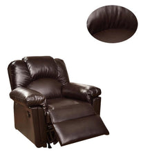 Load image into Gallery viewer, Bonded Leather Rocker/Recliner, Brown